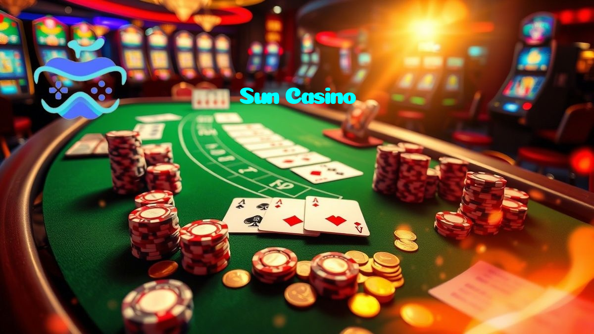 Sun Casino casino presented on mobile device in Pakistan with slots and live games